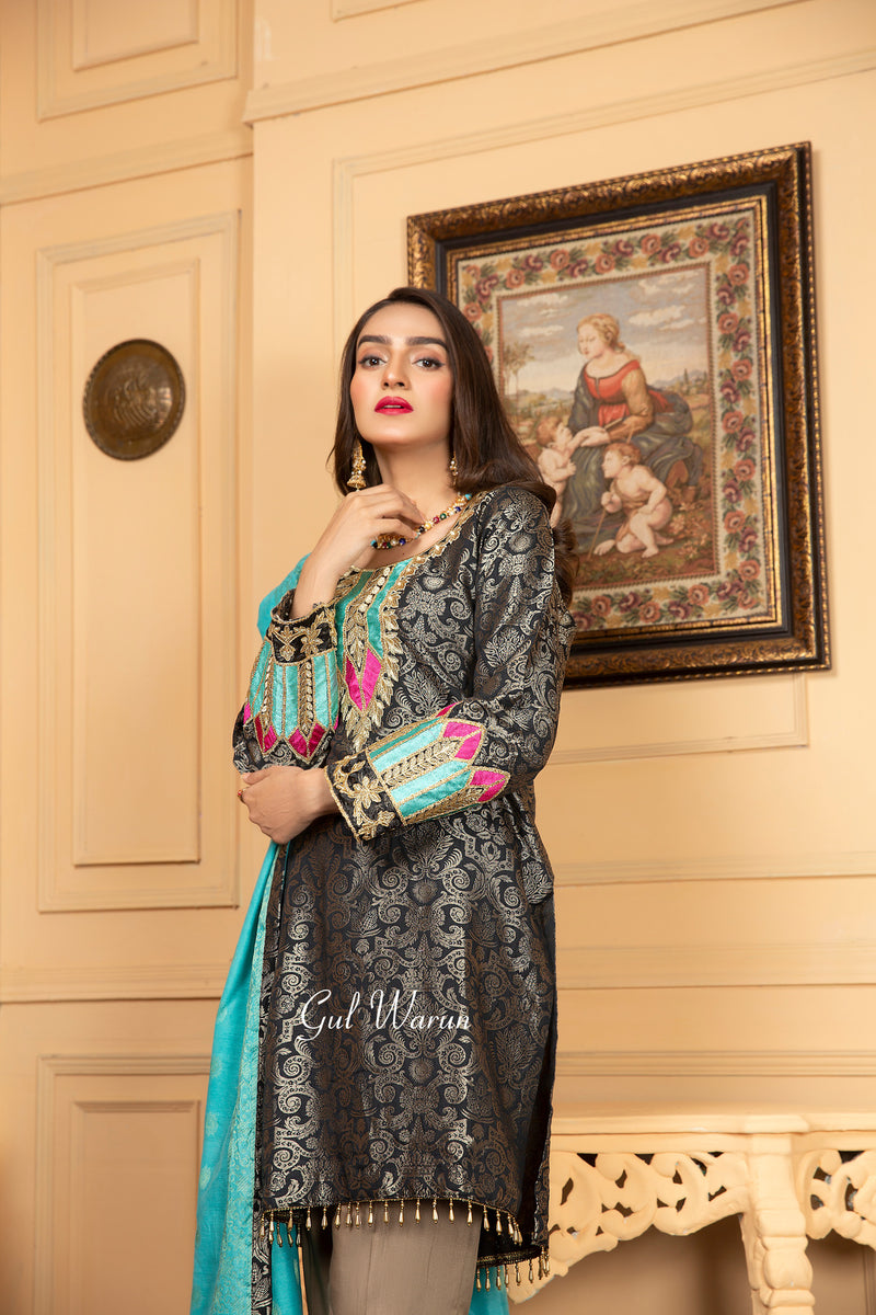 Winter Ready to Wear Embroidered Collection by Gulwarun 08