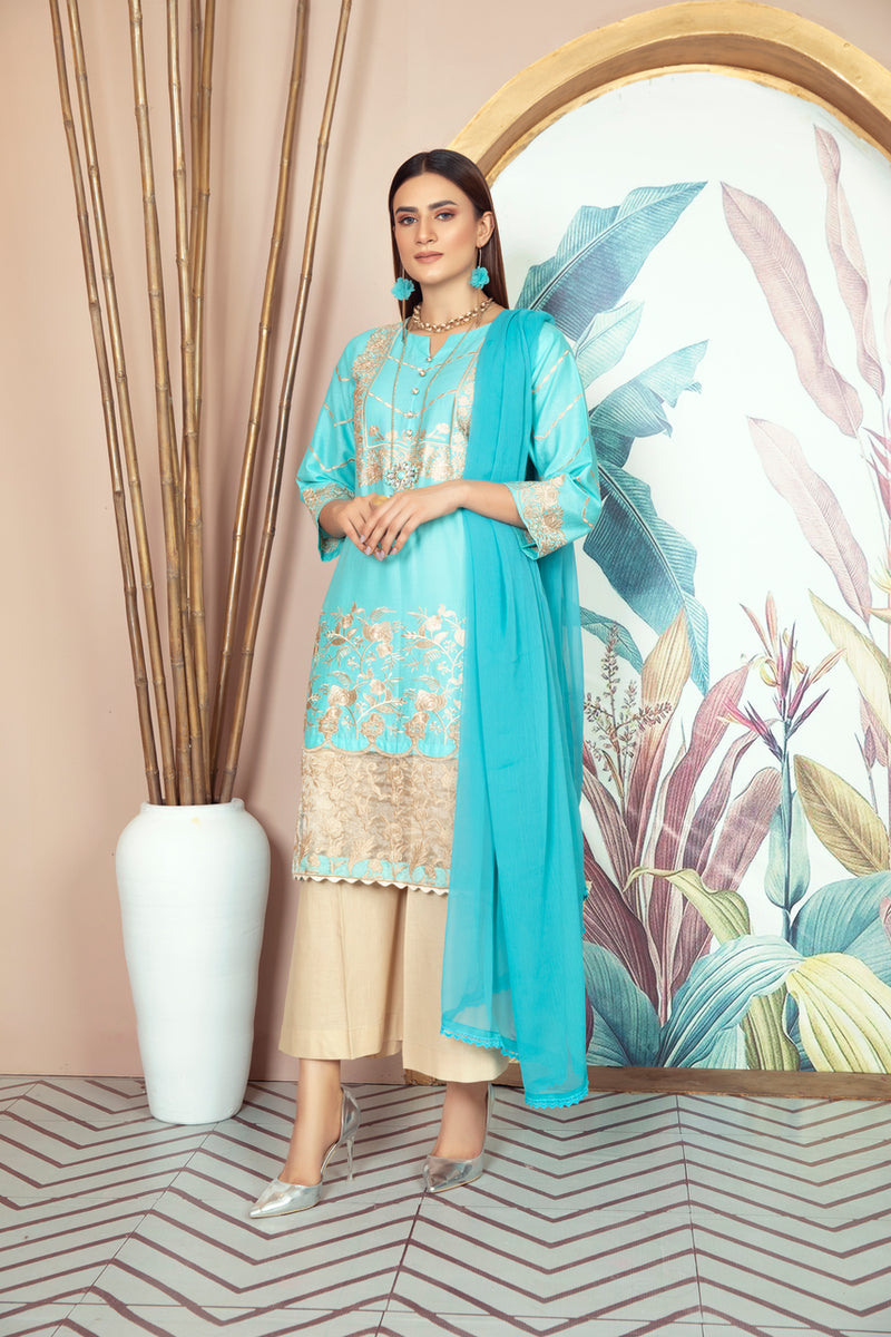 Luxury Lawn Ready to Wear 3 Pcs Collection by Gulwarun 02