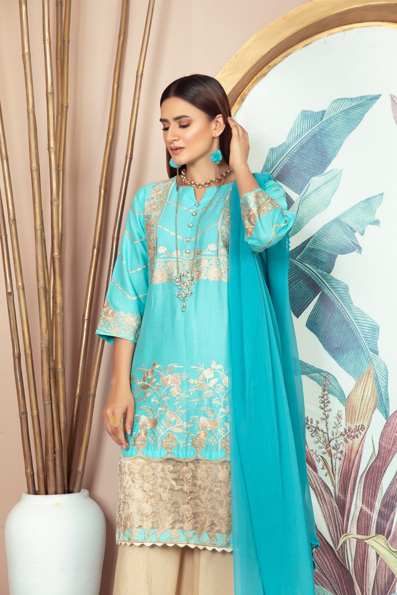 Luxury Lawn Ready to Wear 3 Pcs Collection by Gulwarun 02