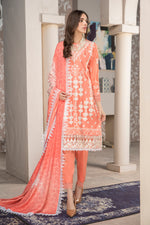 Winter Ready to Wear 3pc Embroidered Dress in Linen with wool shawl 07