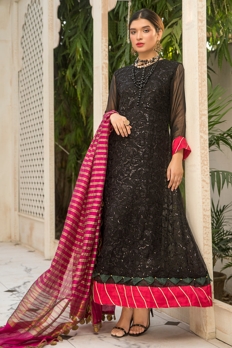 Gulwarun Formal Ready to Wear Chiffon Dress 05