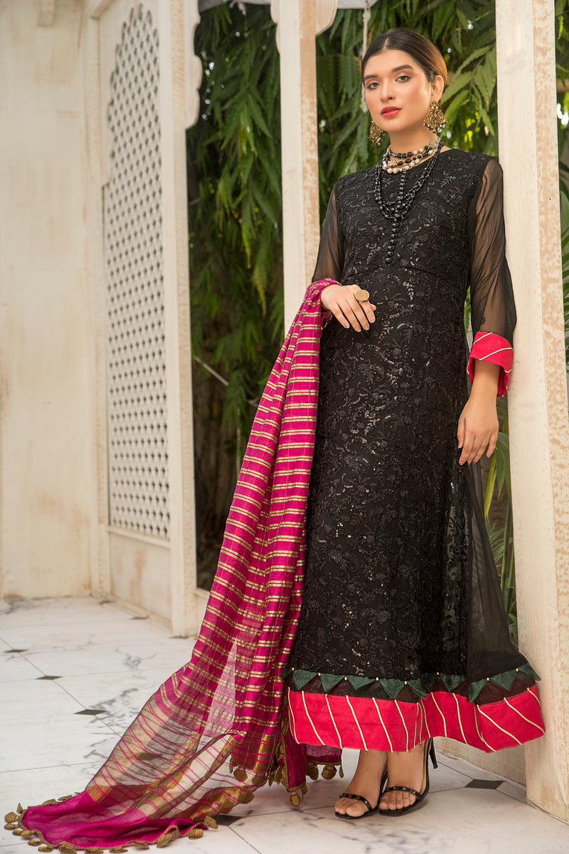 Gulwarun Formal Ready to Wear Chiffon Dress 05