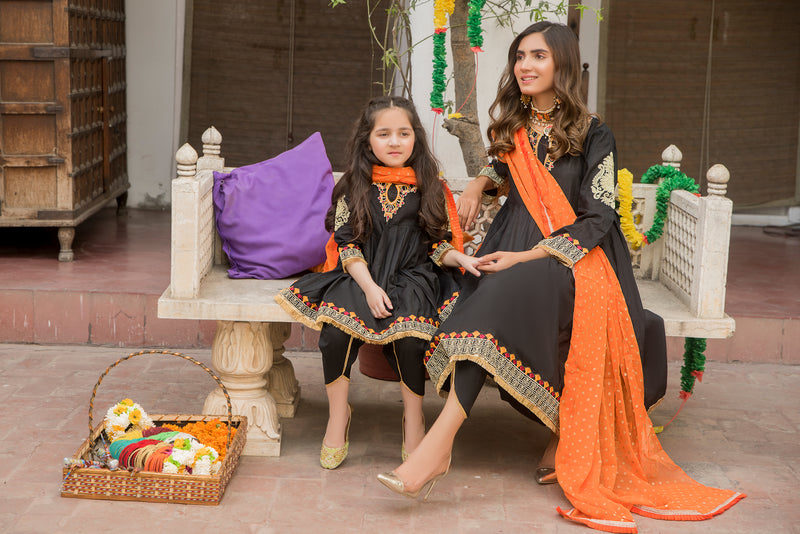 Gulwarun Ready to Wear Eid Dress 03 The Zaibai Gulwarun Ready to Wear Eid Dress 03 The Zaibai