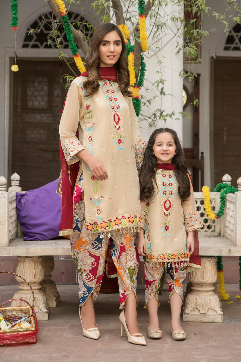 Kids Gulwarun Ready to Wear Eid Dress