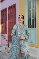 Ready To Wear 3 Pcs Embroidered Lawn Collection by Mona 02
