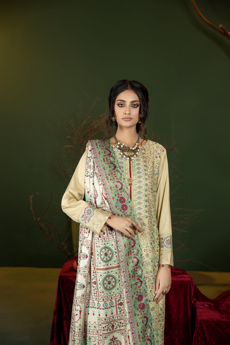 Winter Ready to Wear Shawl Collection by Mona 07