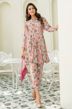 READY TO WEAR 2 PCS LINEN DRESS BY MISKI 05