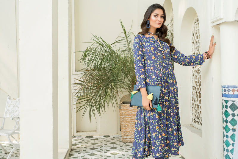 READY TO WEAR 2 PCS LINEN DRESS BY MISKI 02 The Zaibai READY TO WEAR 2 PCS LINEN DRESS BY MISKI 02 The Zaibai