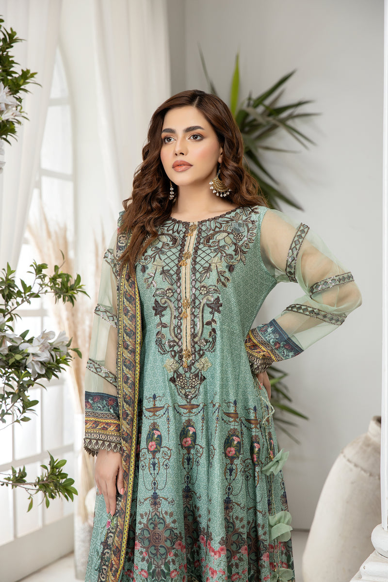 Luxury Lawn Ready to Wear Eid Collection by Mona 09