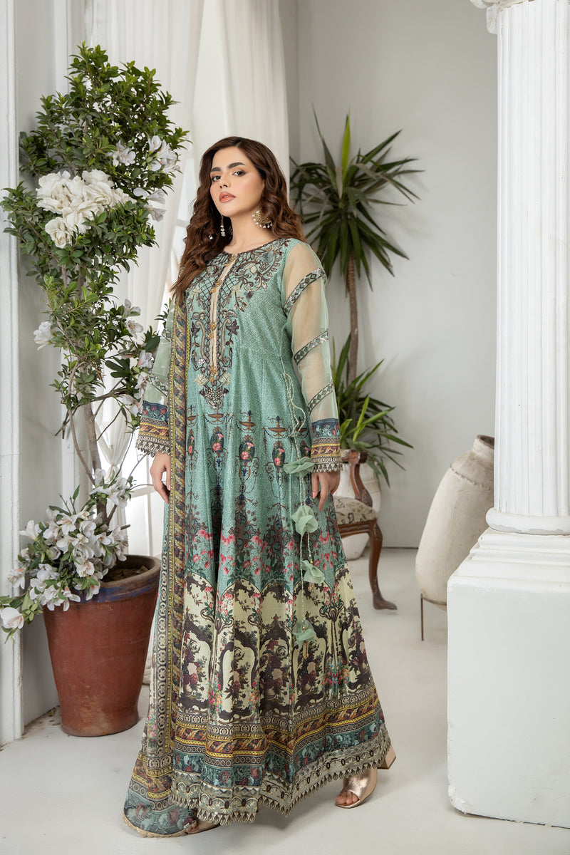 Luxury Lawn Ready to Wear Eid Collection by Mona 09