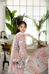 Kids Ready To Wear 3 Pcs Embroidered Lawn Collection by Mona 08