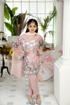 Kids Ready To Wear 3 Pcs Embroidered Lawn Collection by Mona 08