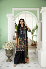 Ready To Wear 3 Pcs Embroidered Lawn Collection by Mona 07