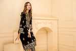 Ready To Wear 2 Pcs Velvet Dress By Zaiwa 02