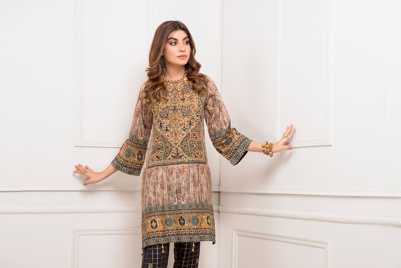 Ready to Wear Lawn Embroidered 2Pcs Collection by Zaiwa 02