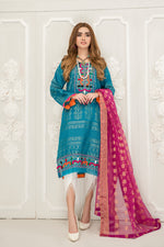 Winter Jacquard 3 Pcs Embroidered Collection by Zimal 06