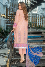 Ready to Wear 3 Pcs Lawn Embroidered Dress by Aabpara 01