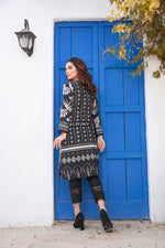 Ready to Wear 2 Pcs Dress with Handwork Details by Aleezay 08