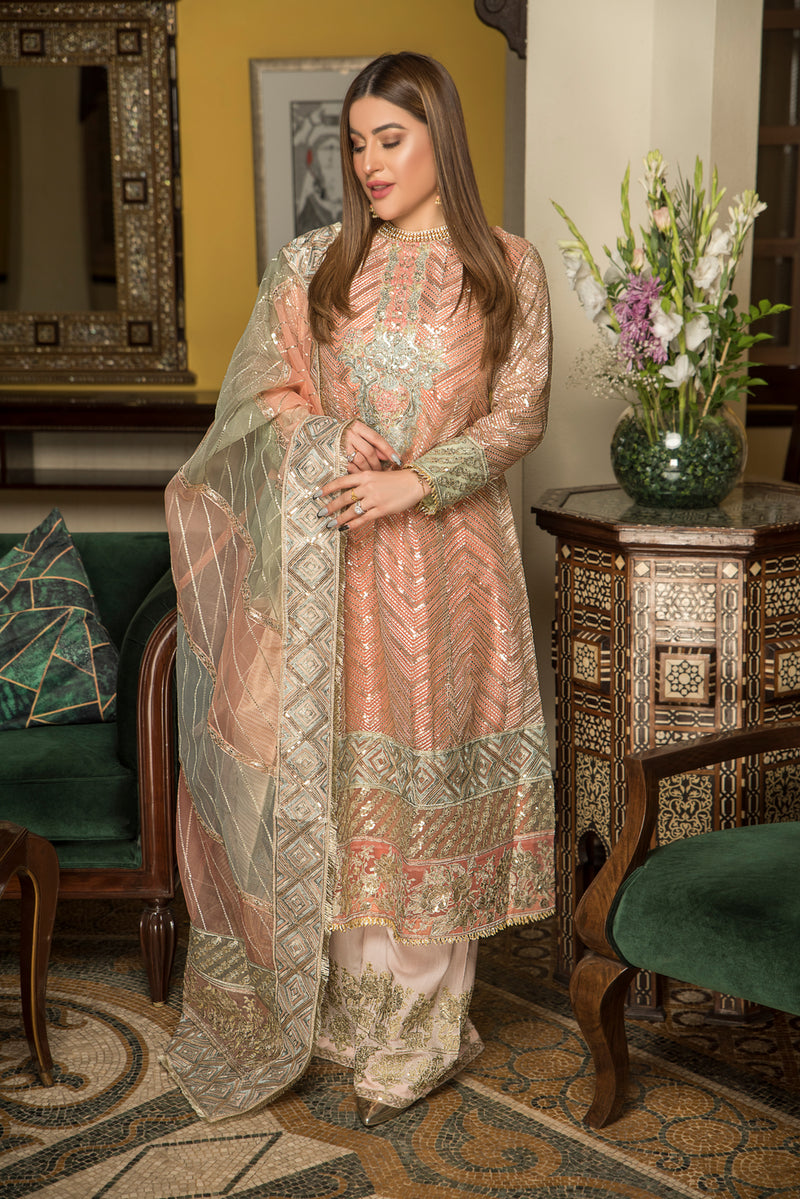 Formal Ready to Wear 3 Pcs Collection by ALeezay 05