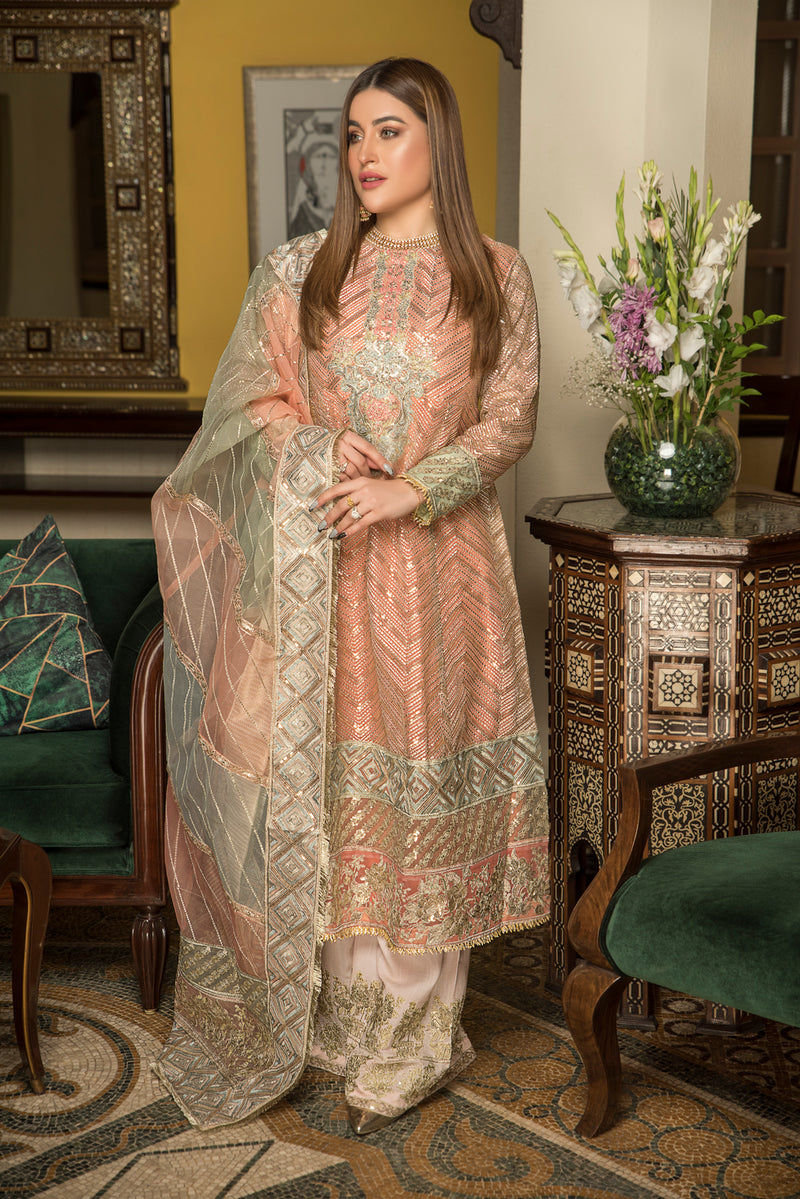 Formal Ready to Wear 3 Pcs Collection by ALeezay 05