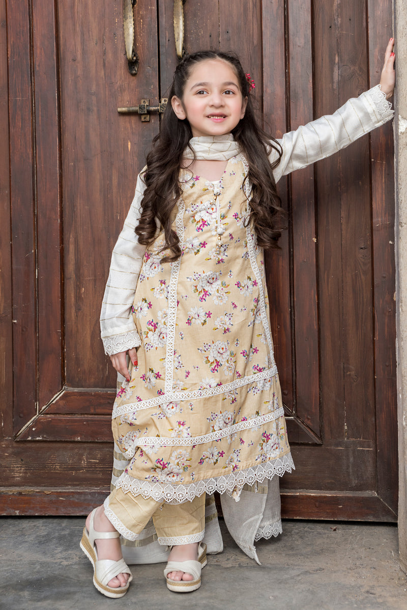 Kids Ready to Wear 3 Pcs Eid Lawn Collection 03