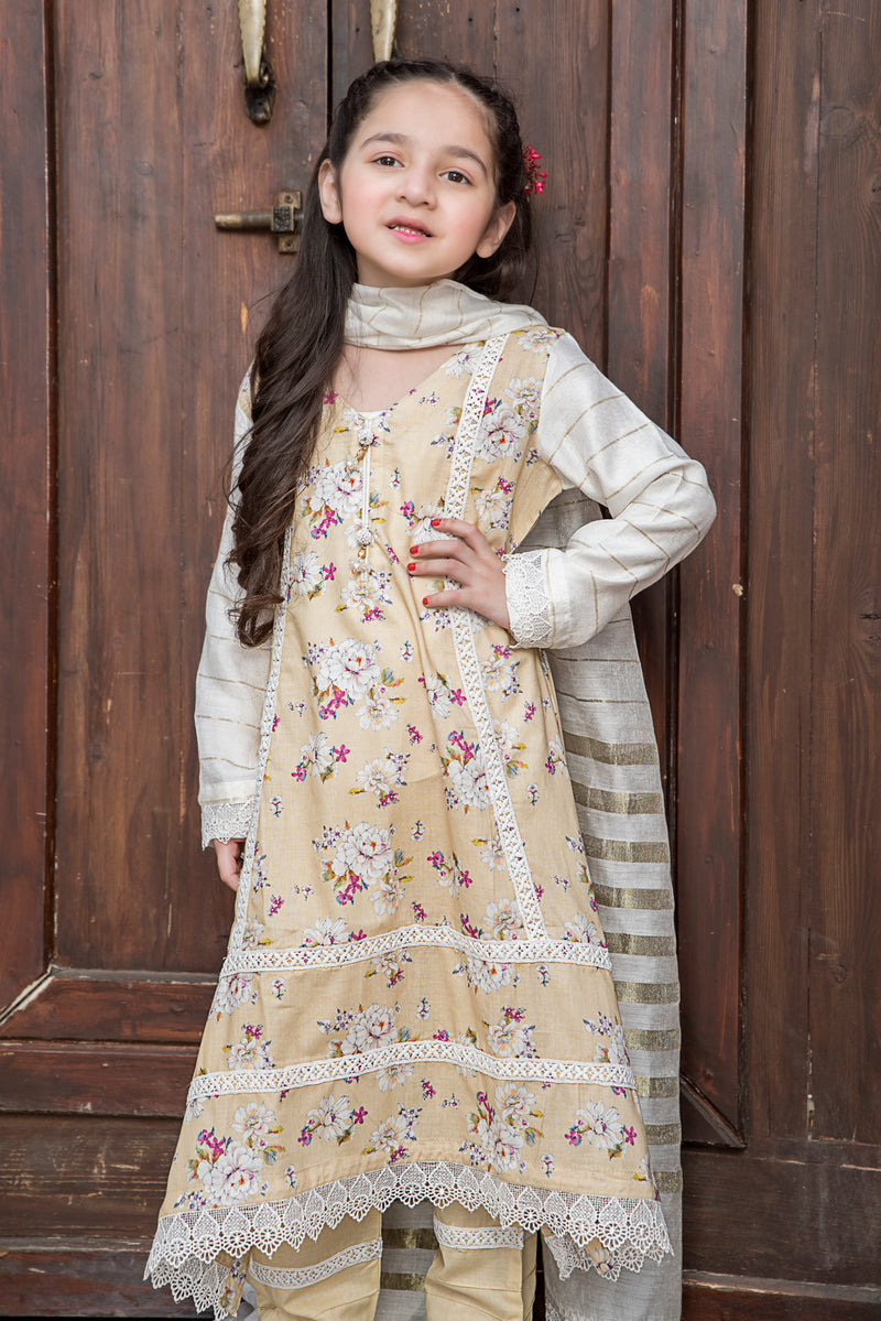 Kids Ready to Wear 3 Pcs Eid Lawn Collection 03
