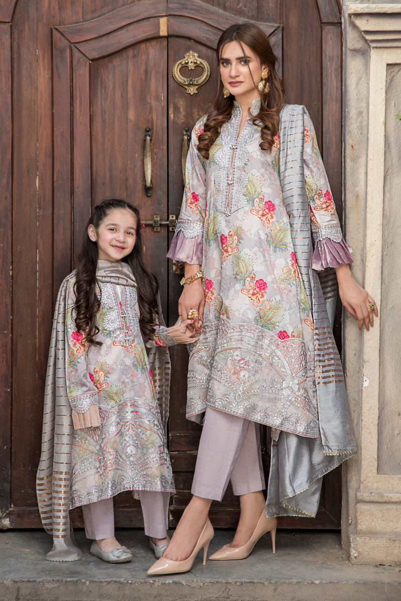 Kids Ready to Wear 3 Pcs Eid Lawn Collection 02
