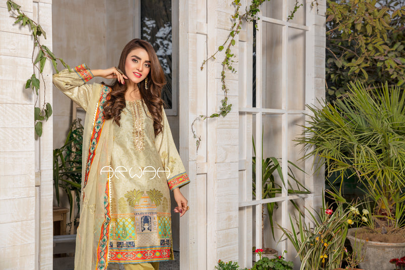 Arwah Ready to Wear 3 Pcs Semi formal Collection 02