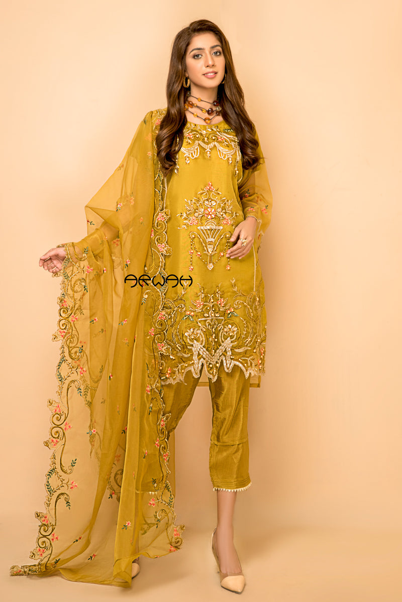 Ready to Wear Semi Formal 3 Pcs Arwah Collection 07