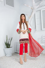 Ready to Wear 3pcs Embroidered Dress by Gulwarun 13