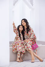 ZAIWA READY TO WEAR LINEN GIRLS DRESS 05