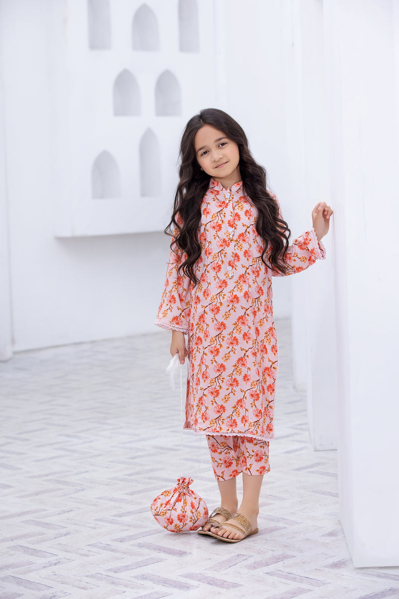 ZAIWA READY TO WEAR LINEN GIRLS DRESS 09
