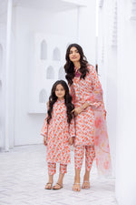 ZAIWA READY TO WEAR LINEN GIRLS DRESS 09