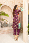 Ready to Wear Block Printed and Embroidered Dress by Sakeena Hasan 04