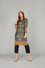 Jacquard Ready to Wear Handwork 2 Pcs Dress by Zaiwa 04