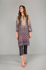 Jacquard Ready to Wear Handwork 2 Pcs Dress by Zaiwa 01
