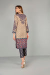 Jacquard Ready to Wear Handwork 2 Pcs Dress by Zaiwa 01
