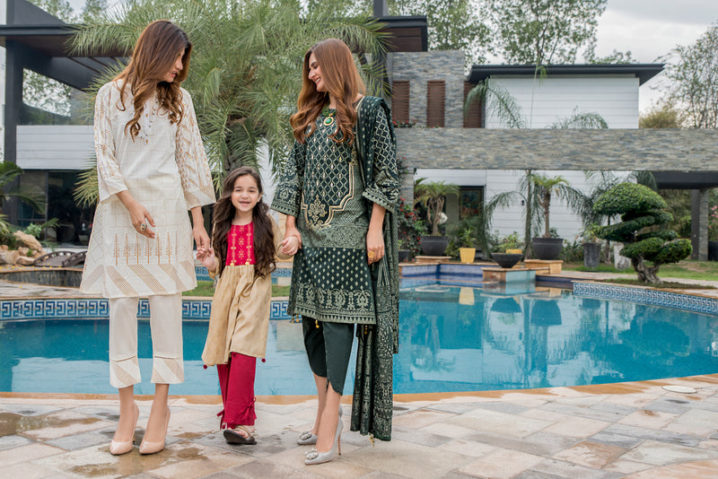 Ready to Wear Block Printed 2 Pcs Lawn Dress by Zaiwa 01