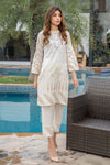 Ready to Wear Block Printed 2 Pcs Lawn Dress by Zaiwa 01