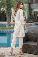 Ready to Wear Block Printed 2 Pcs Lawn Dress by Zaiwa 01