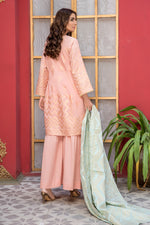 Jacquard Lawn Ready to Wear Dress with Handwork by Zaiwa 01