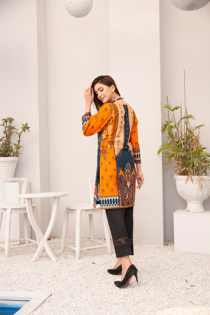 Winter Ready to wear 2 Pcs Handwork Dress by Zaiwa 01