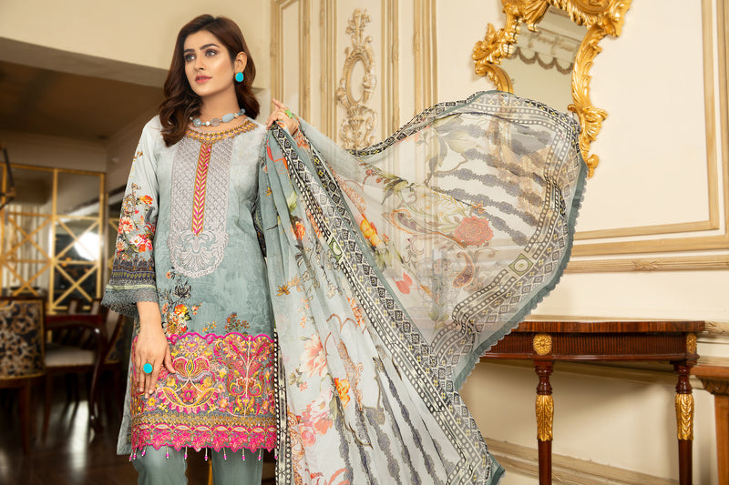 Winter Ready to Wear Embroidered Dress by Zaiwa 01