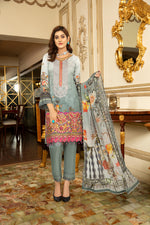Winter Ready to Wear Embroidered Dress by Zaiwa 01
