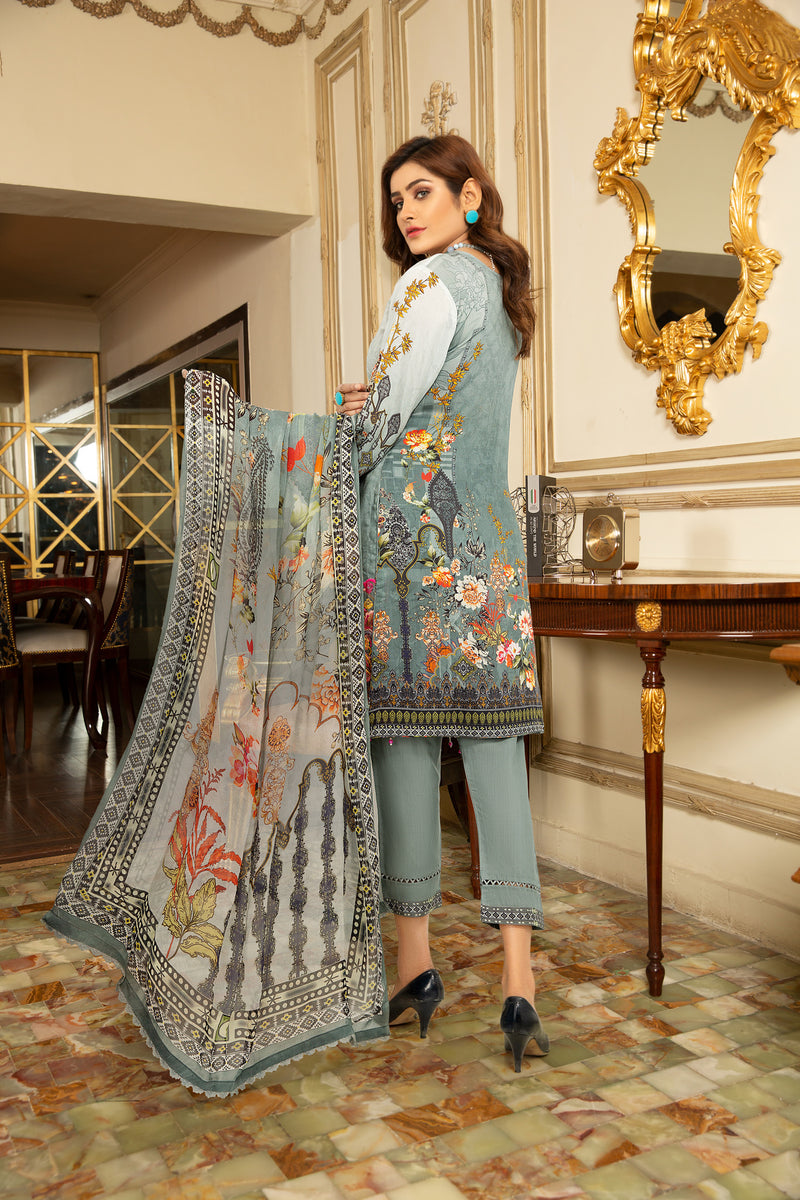 Winter Ready to Wear Embroidered Dress by Zaiwa 01