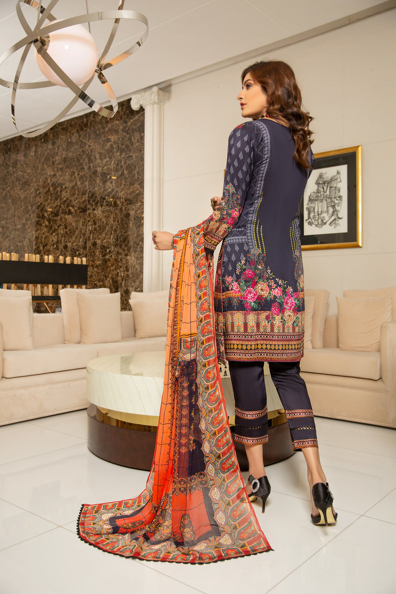 Winter Ready to Wear Embroidered Dress by Zaiwa 02