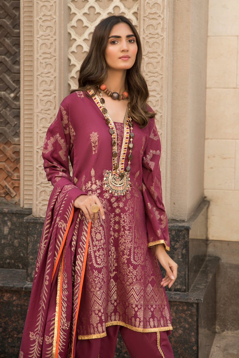 Embroidered Jacquard Ready to Wear Collection by Zimal 09