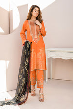 Ready to Wear Embroidered Lawn 3 Pcs Collection by Zimal 03